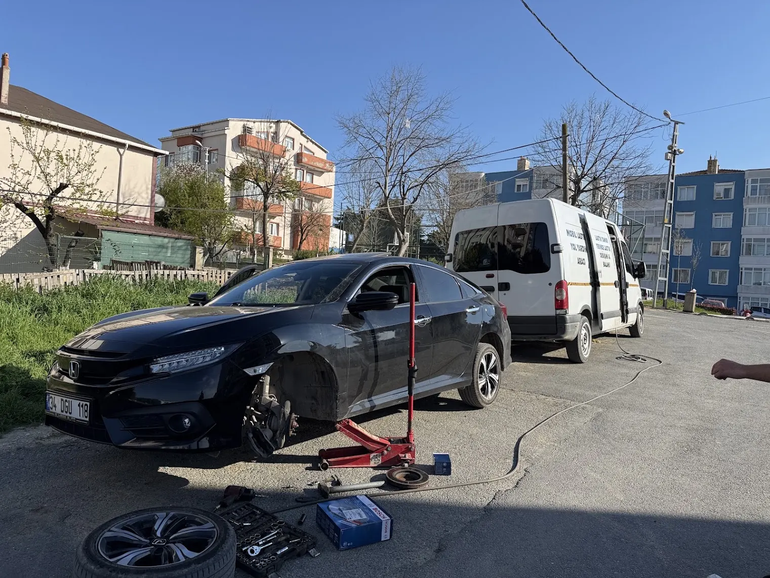Silivri mobil lastik servis aracı ve profesyonel ekipman